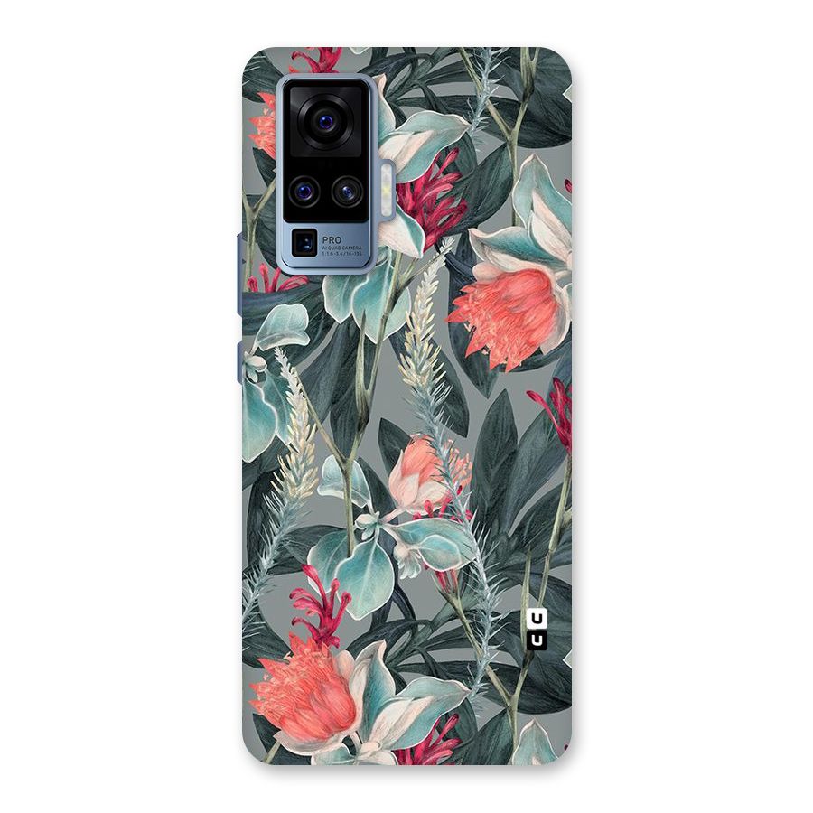 Colored Petals Back Case for Vivo X50 Pro