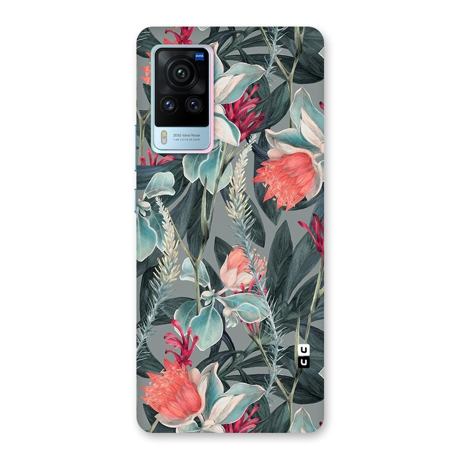 Colored Petals Back Case for Vivo X60 Pro