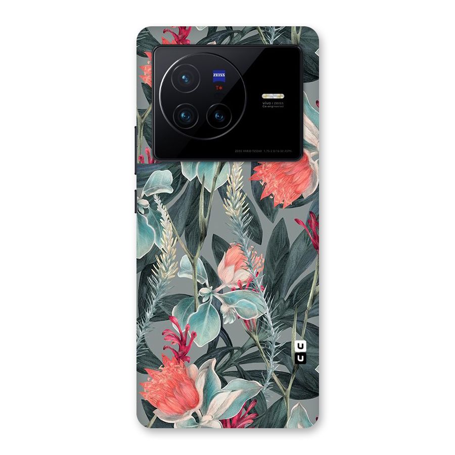 Colored Petals Back Case for Vivo X80