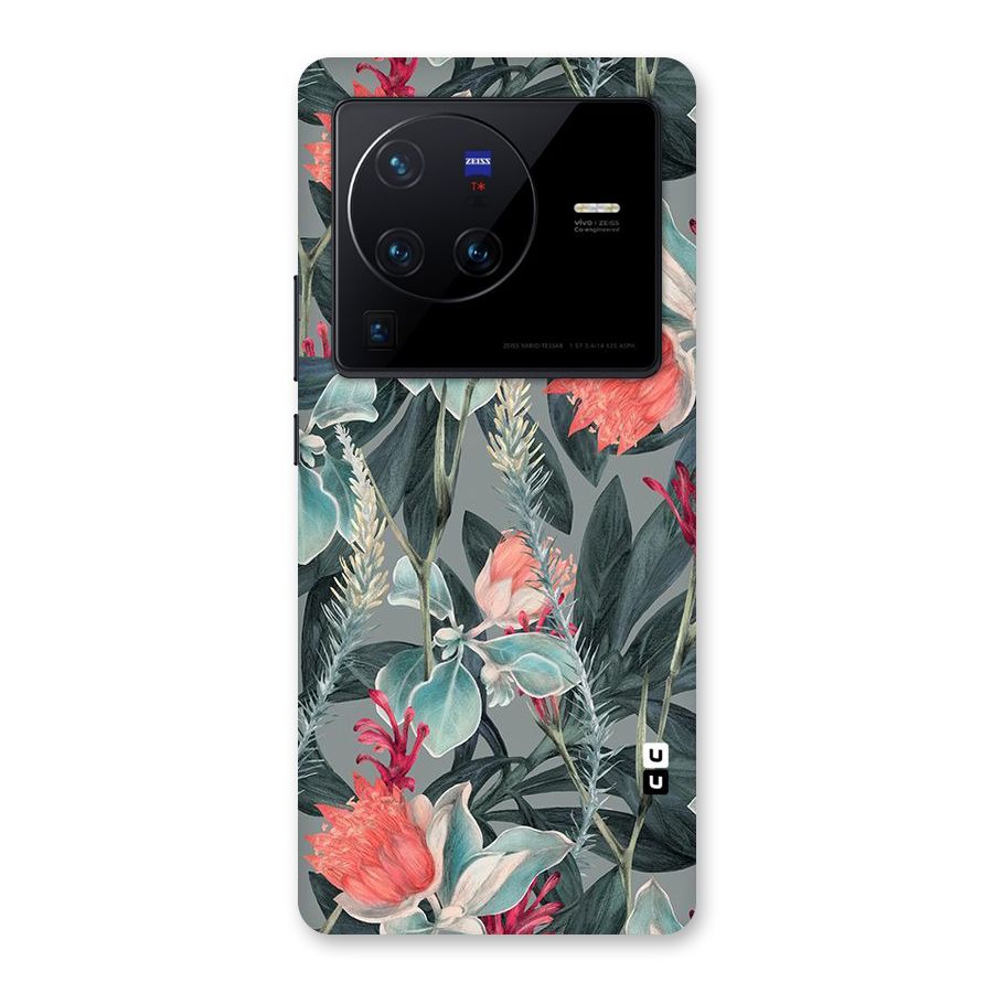 Colored Petals Back Case for Vivo X80 Pro