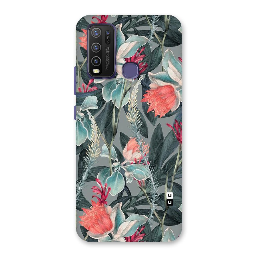 Colored Petals Back Case for Vivo Y30