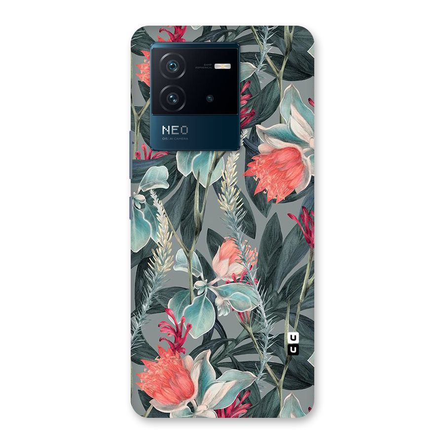 Colored Petals Back Case for Vivo iQOO Neo 6 5G