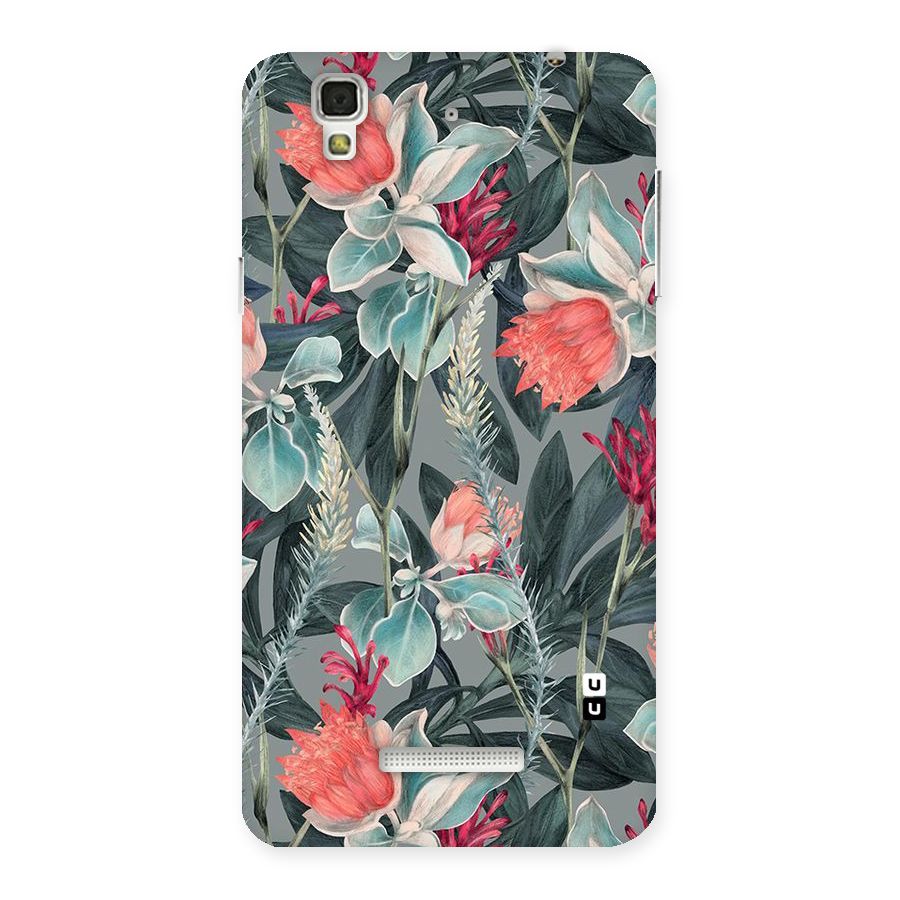 Colored Petals Back Case for Yu Yureka