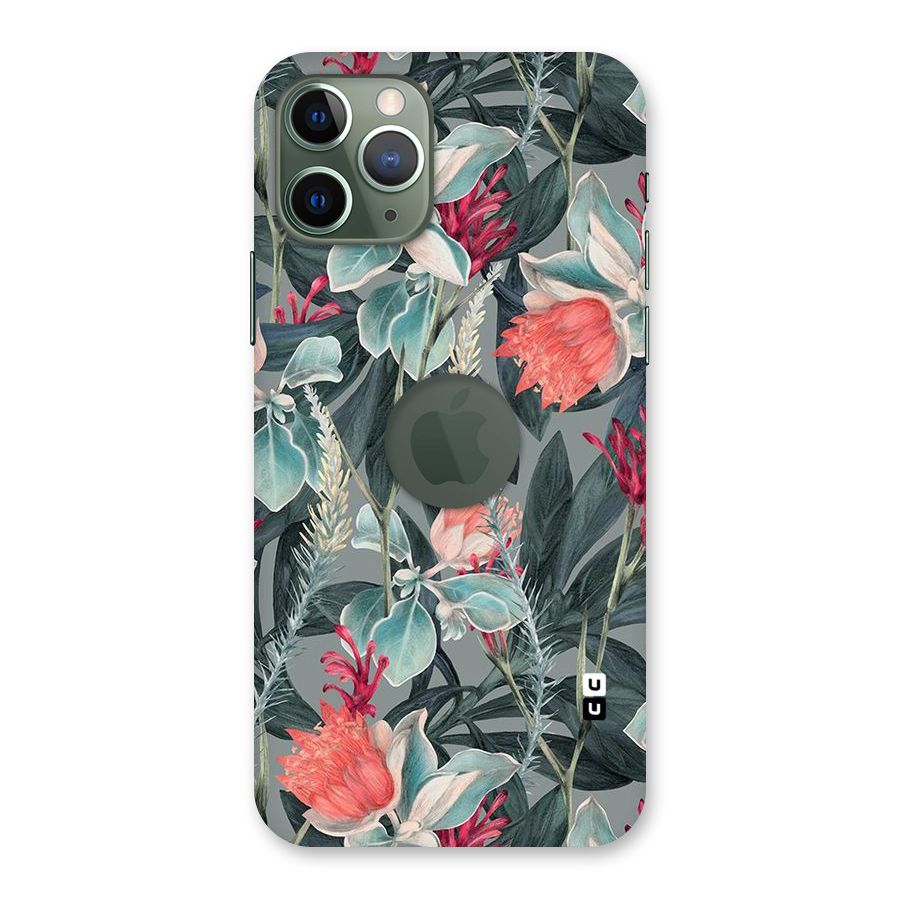 Colored Petals Back Case for iPhone 11 Pro Logo  Cut