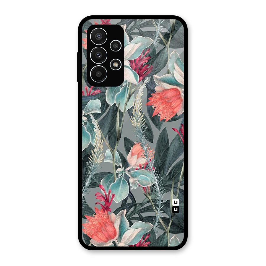 Colored Petals Glass Back Case for Galaxy A23
