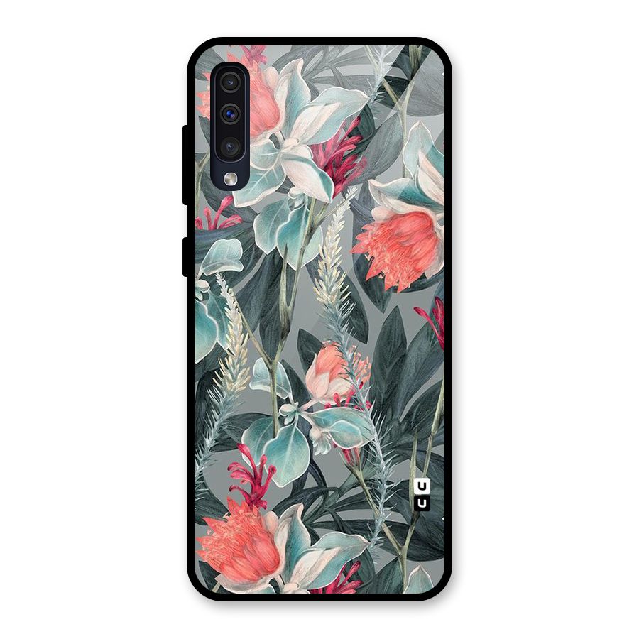 Colored Petals Glass Back Case for Galaxy A30s