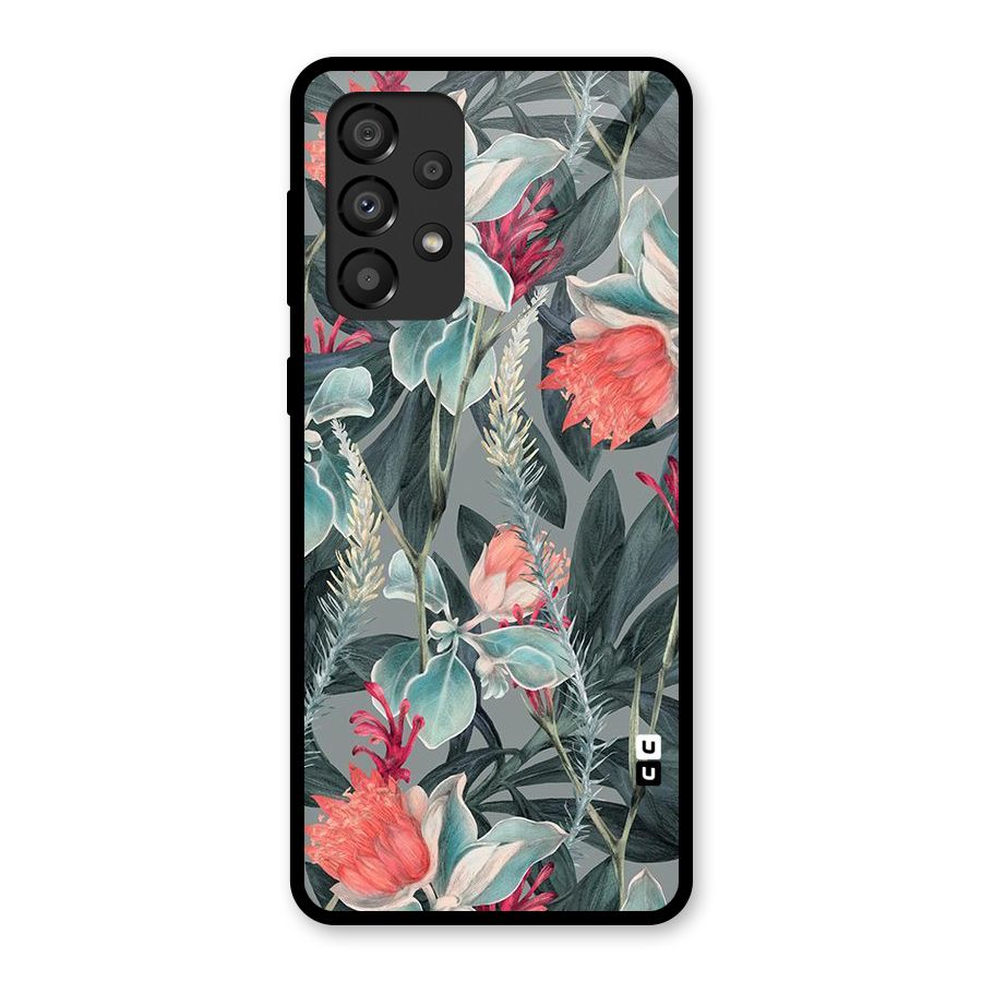Colored Petals Glass Back Case for Galaxy A33 5G