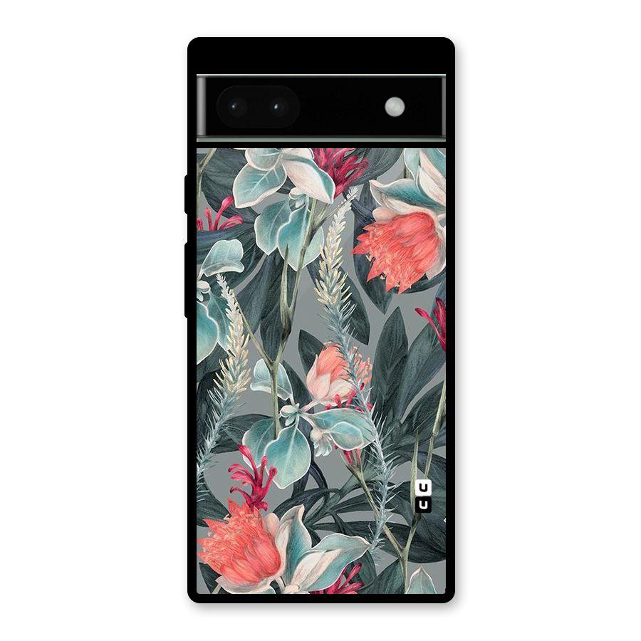 Colored Petals Glass Back Case for Google Pixel 6a