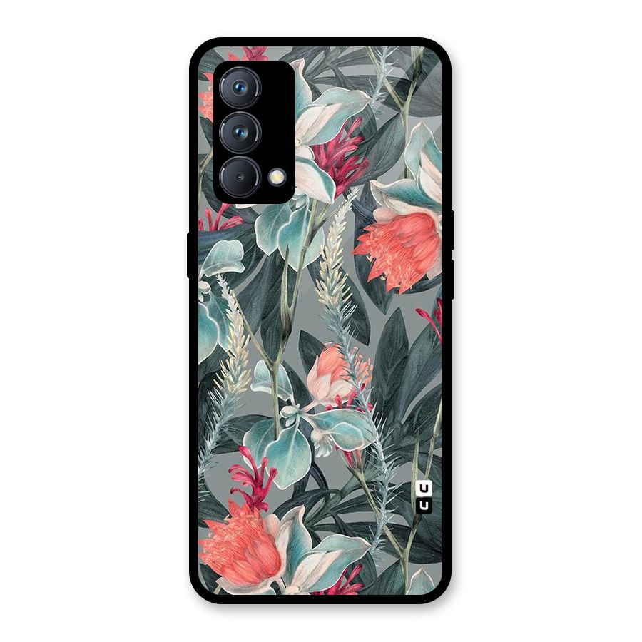 Colored Petals Glass Back Case for Realme GT Master Edition