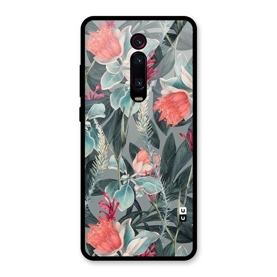 Colored Petals Glass Back Case for Redmi K20