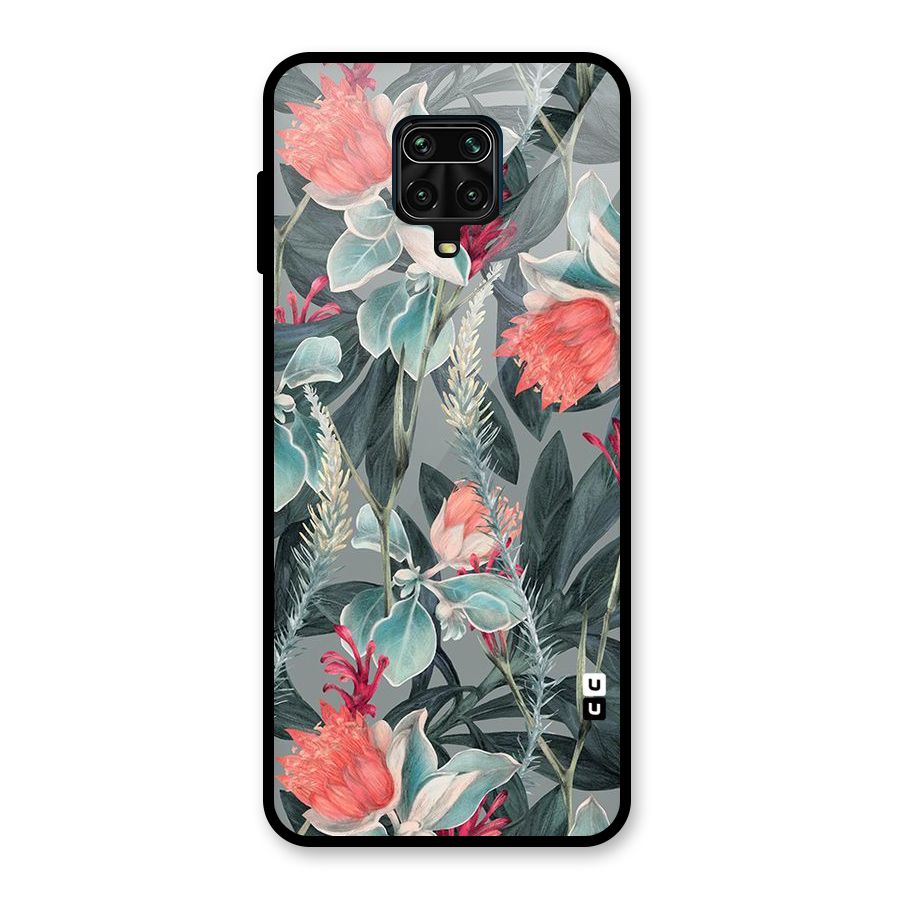 Colored Petals Glass Back Case for Redmi Note 10 Lite