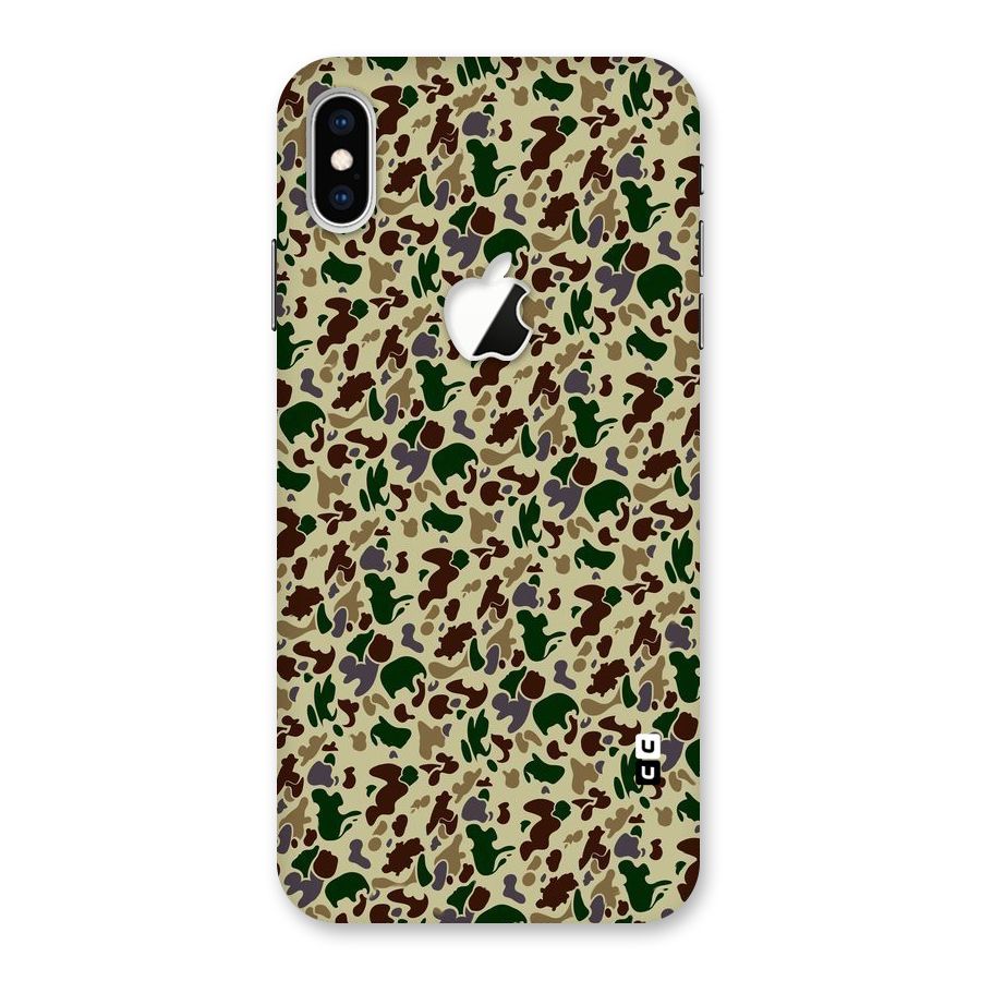 Colored Shapes Back Case for iPhone XS Max Apple Cut