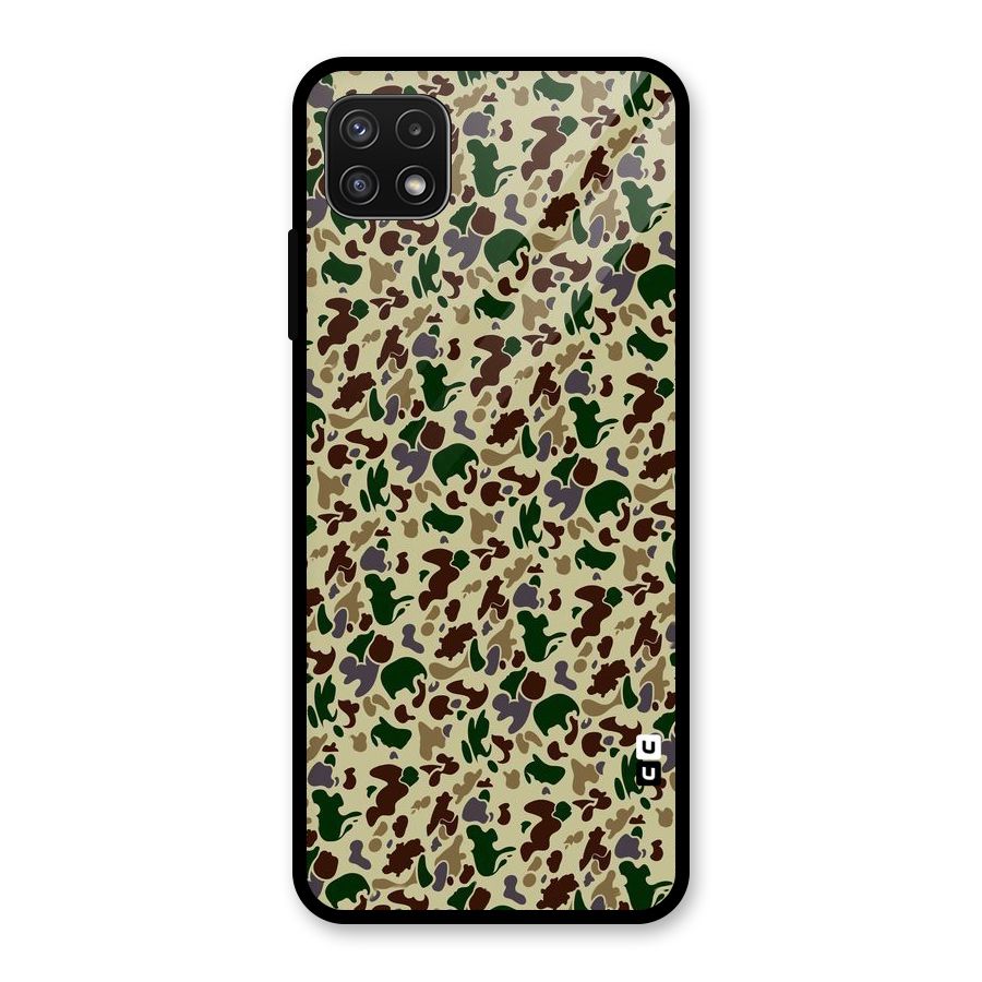 Colored Shapes Glass Back Case for Galaxy A22 5G