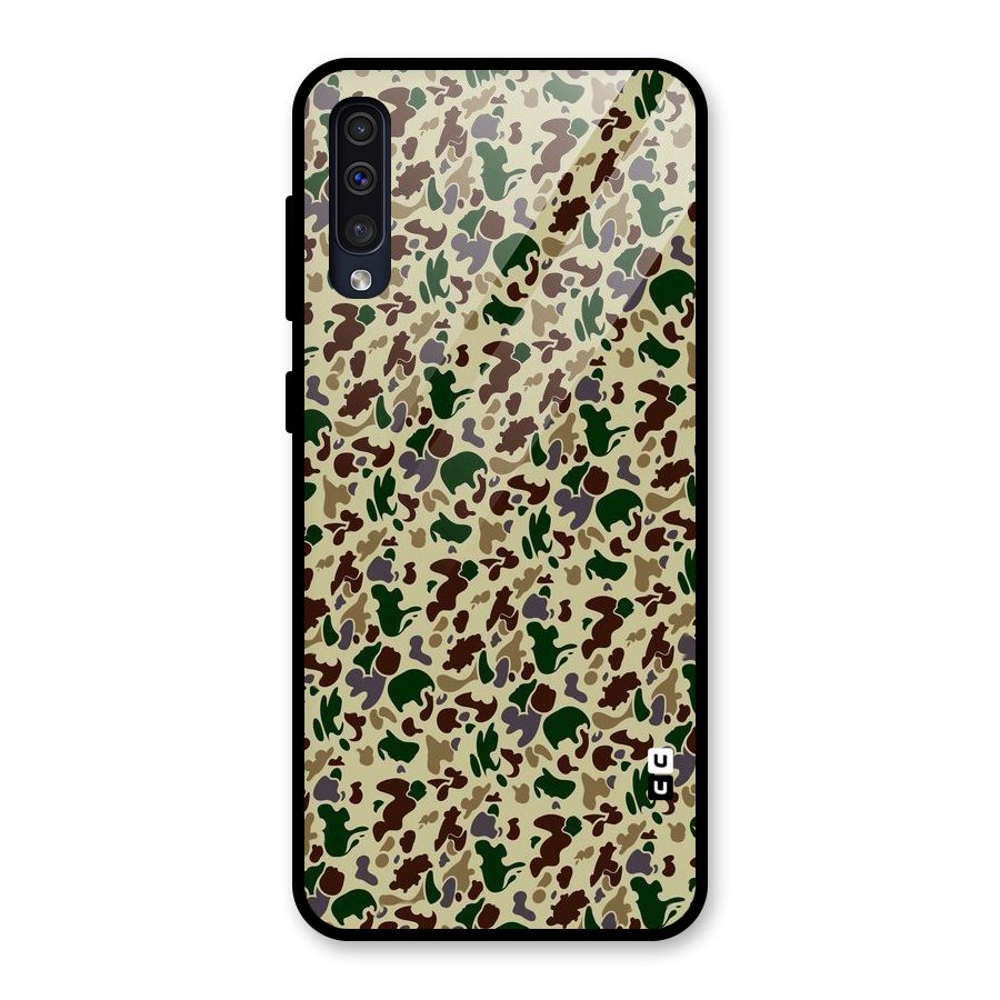 Colored Shapes Glass Back Case for Galaxy A50s