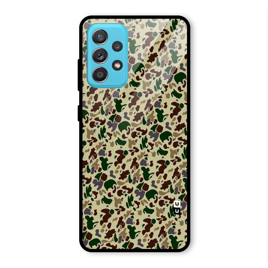 Colored Shapes Glass Back Case for Galaxy A52