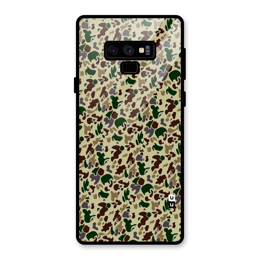 Colored Shapes Glass Back Case for Galaxy Note 9