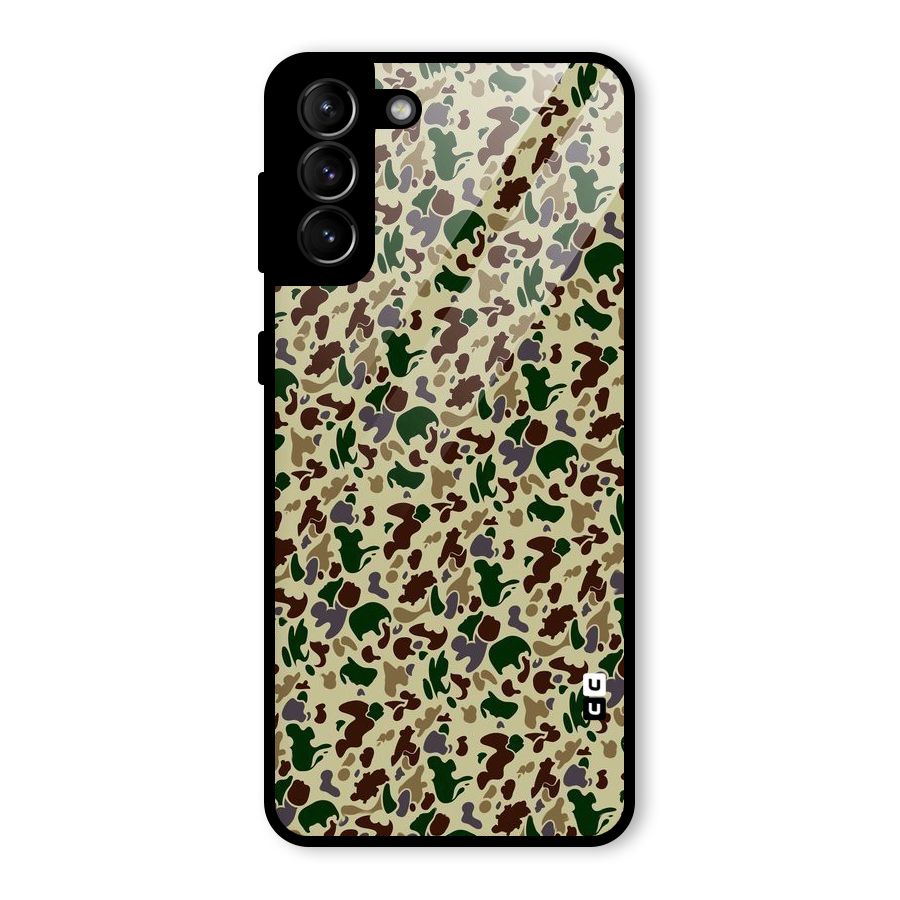 Colored Shapes Glass Back Case for Galaxy S21 Plus