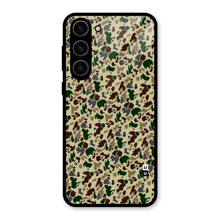 Colored Shapes Glass Back Case for Galaxy S23 Plus