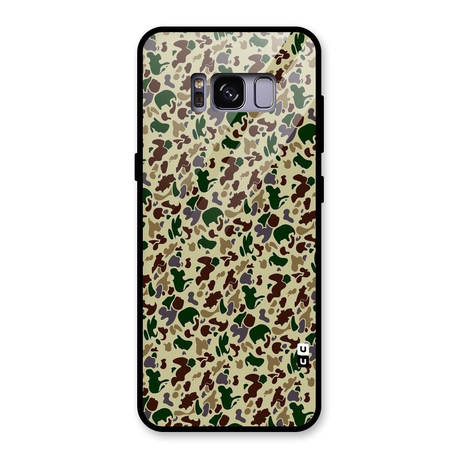 Colored Shapes Glass Back Case for Galaxy S8