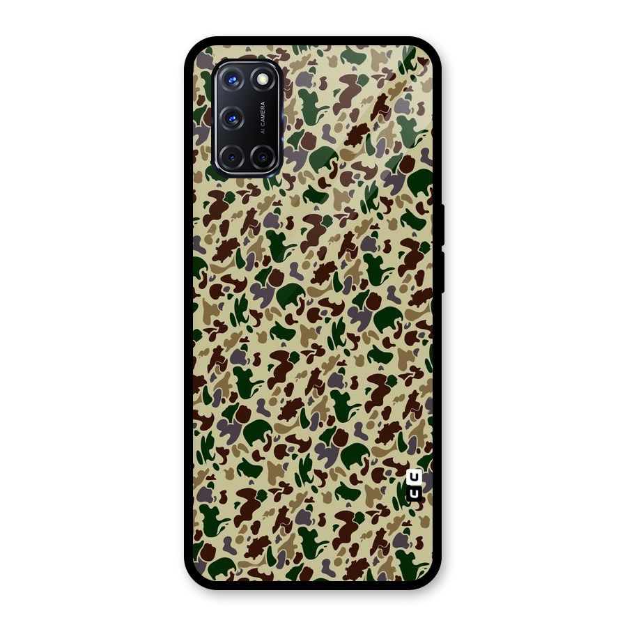 Colored Shapes Glass Back Case for Oppo A52