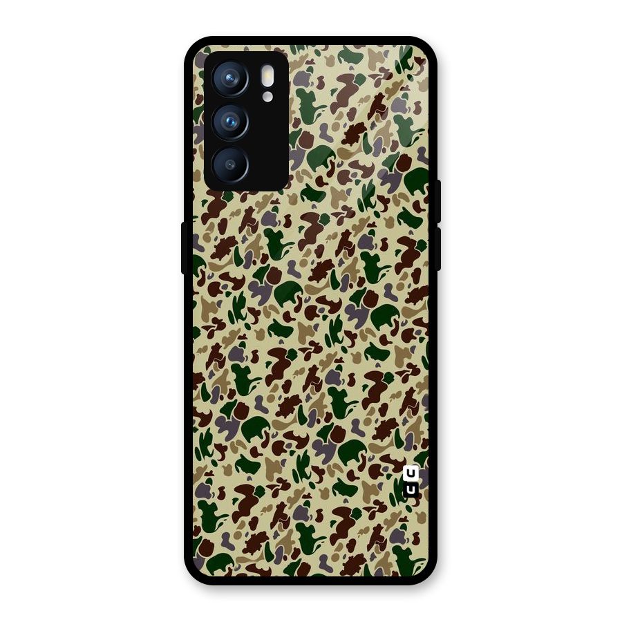 Colored Shapes Glass Back Case for Oppo Reno6 5G