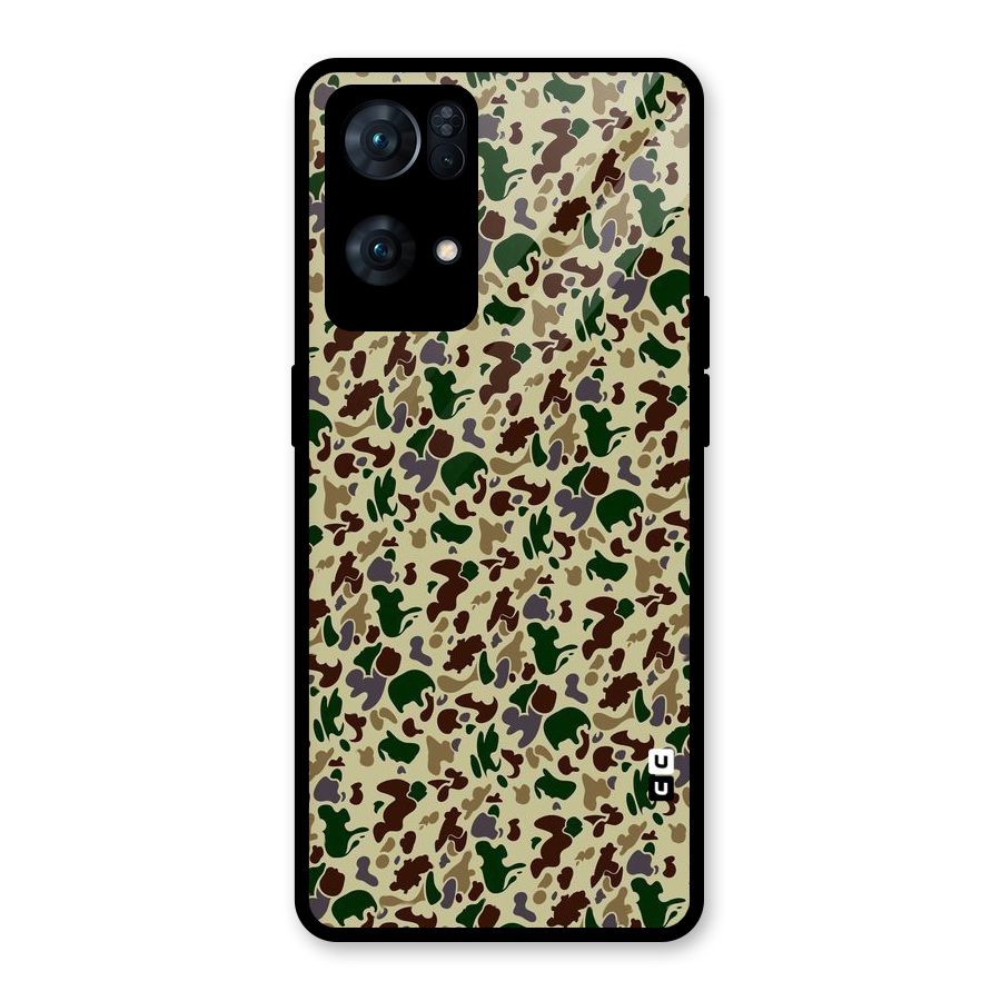 Colored Shapes Glass Back Case for Oppo Reno7 Pro 5G