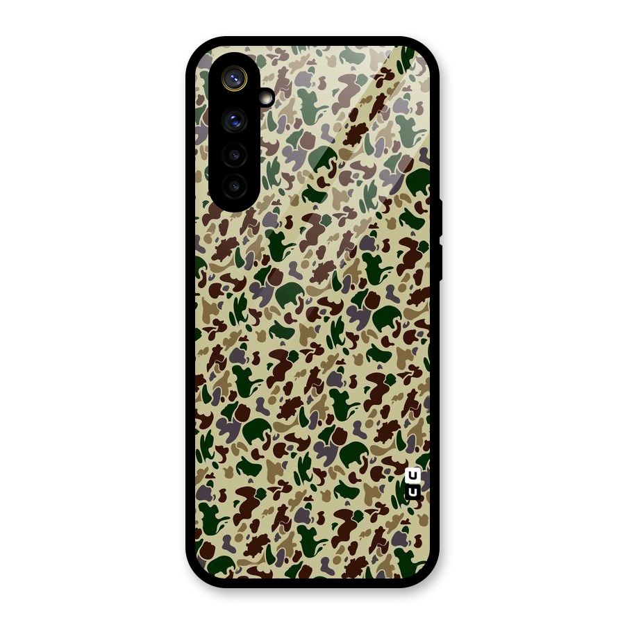 Colored Shapes Glass Back Case for Realme 6i