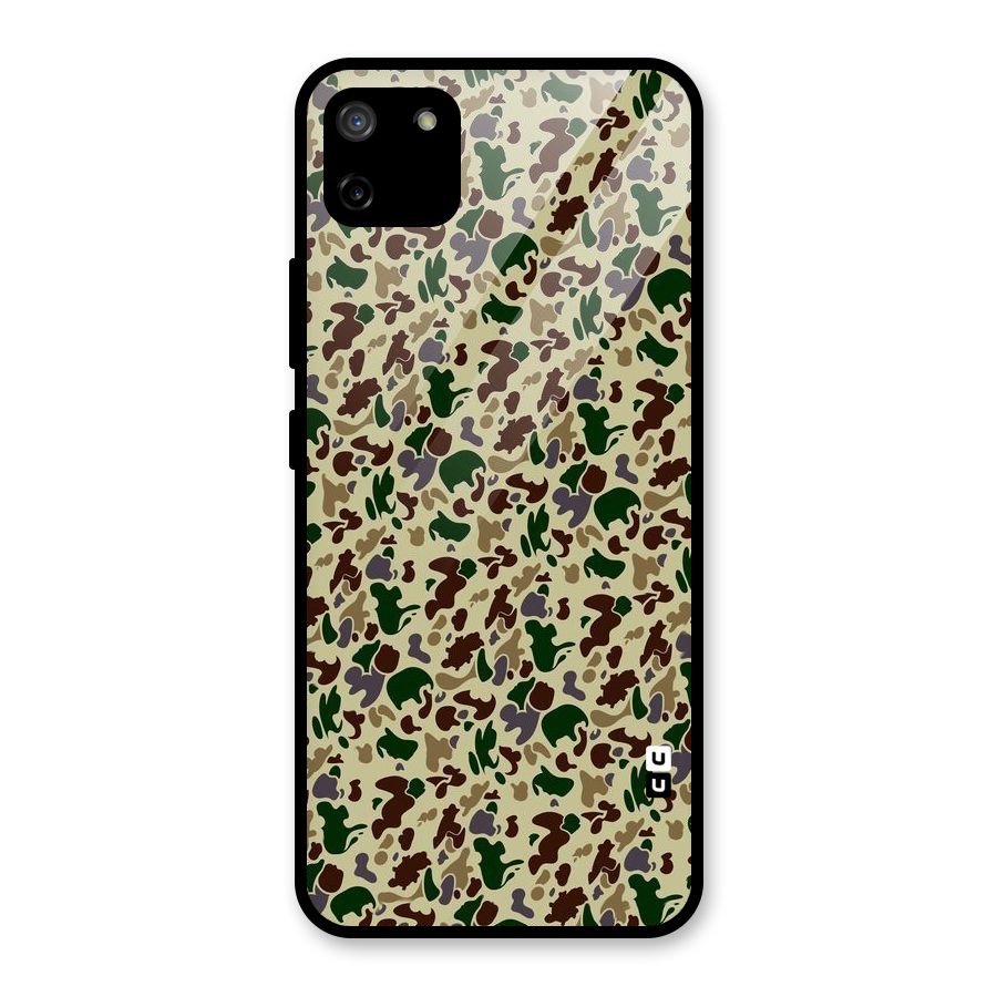 Colored Shapes Glass Back Case for Realme C11