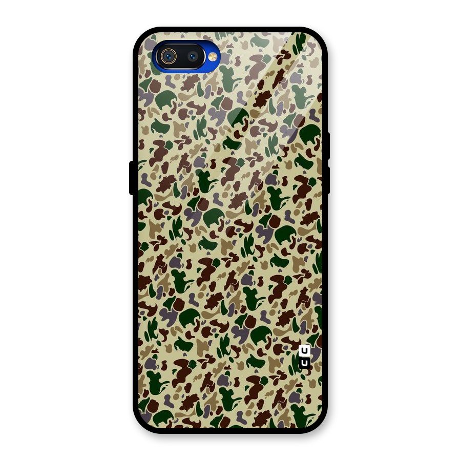 Colored Shapes Glass Back Case for Realme C2