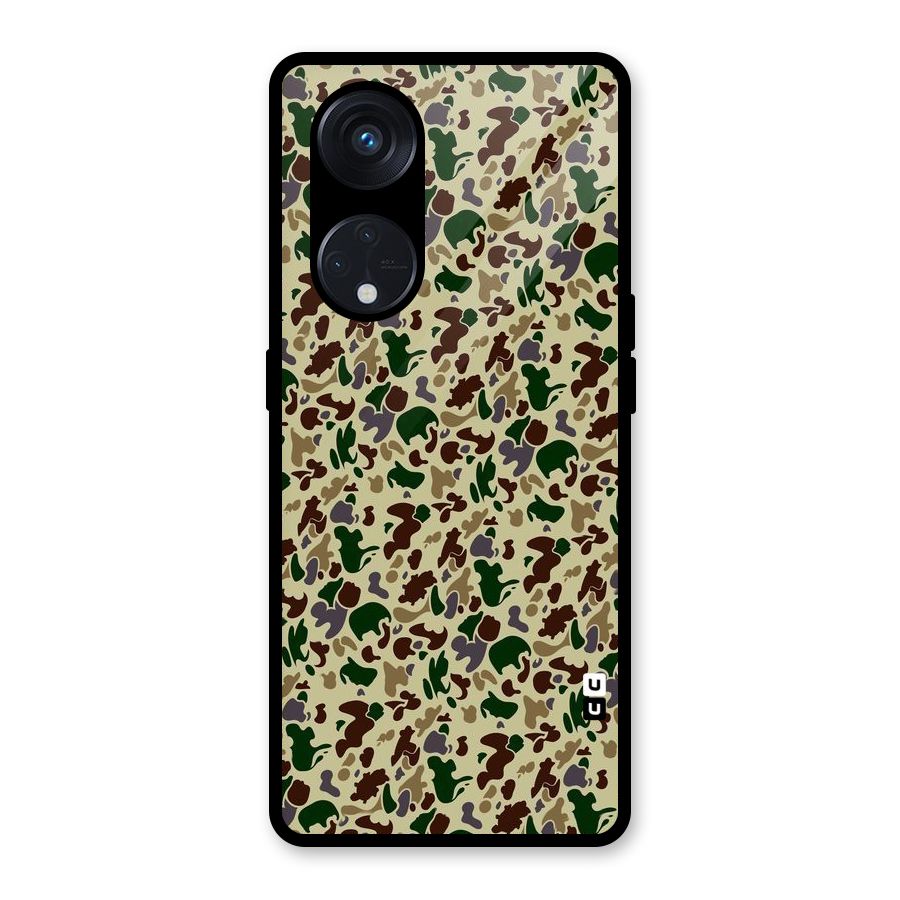 Colored Shapes Glass Back Case for Reno8 T 5G