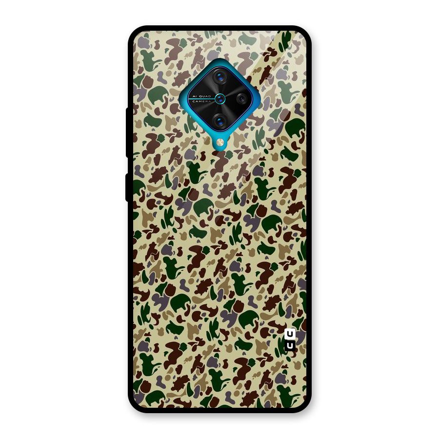Colored Shapes Glass Back Case for Vivo S1 Pro