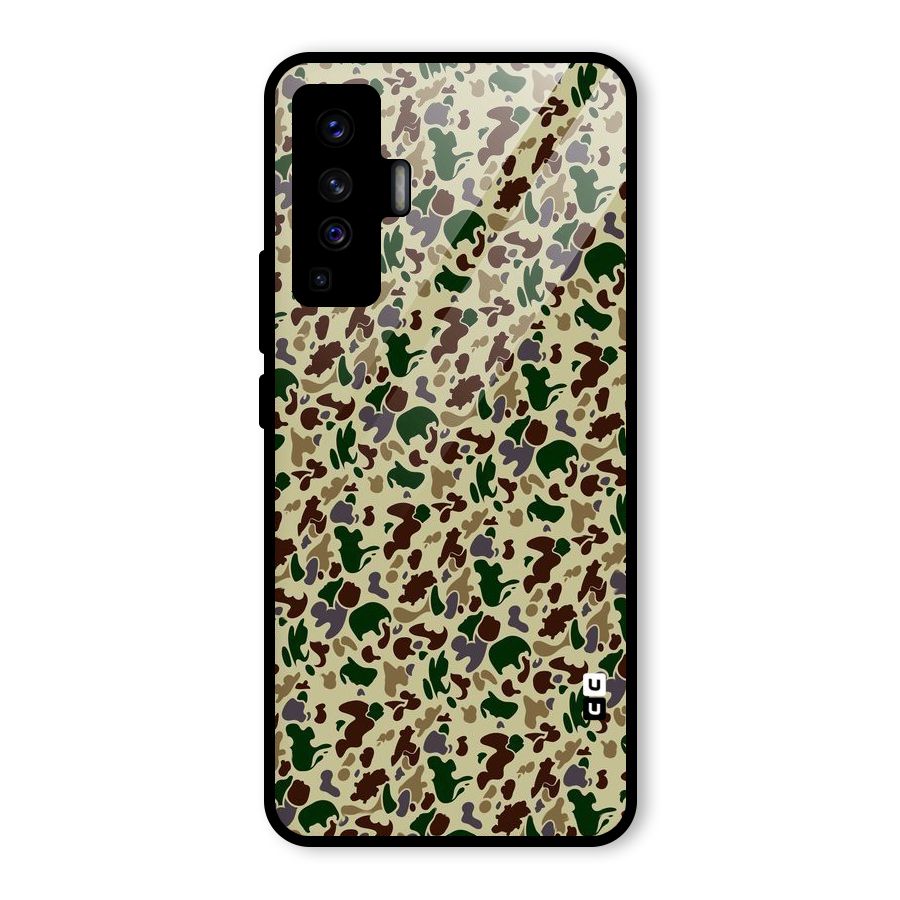 Colored Shapes Glass Back Case for Vivo X50