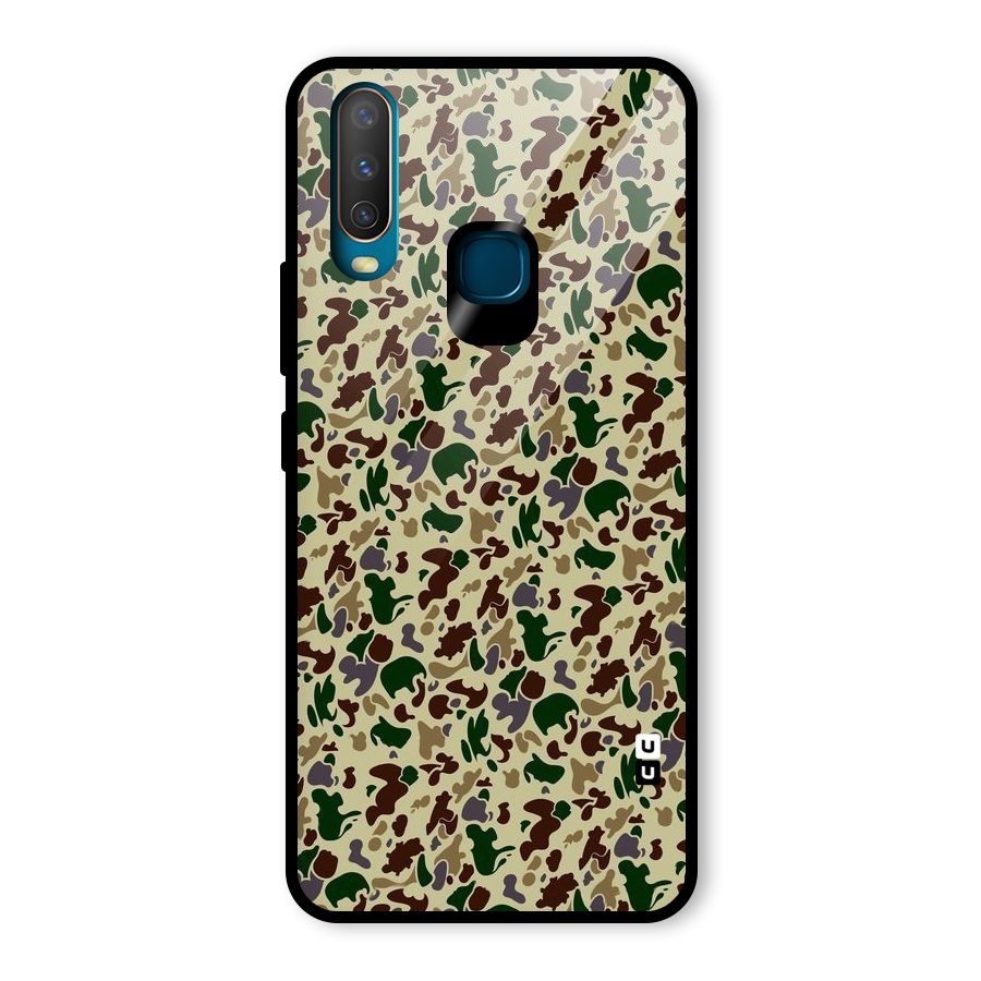 Colored Shapes Glass Back Case for Vivo Y17