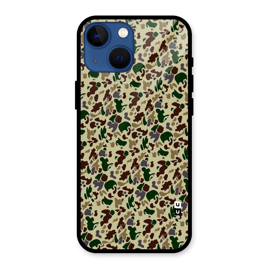 Colored Shapes Glass Back Case for iPhone 13 Mini