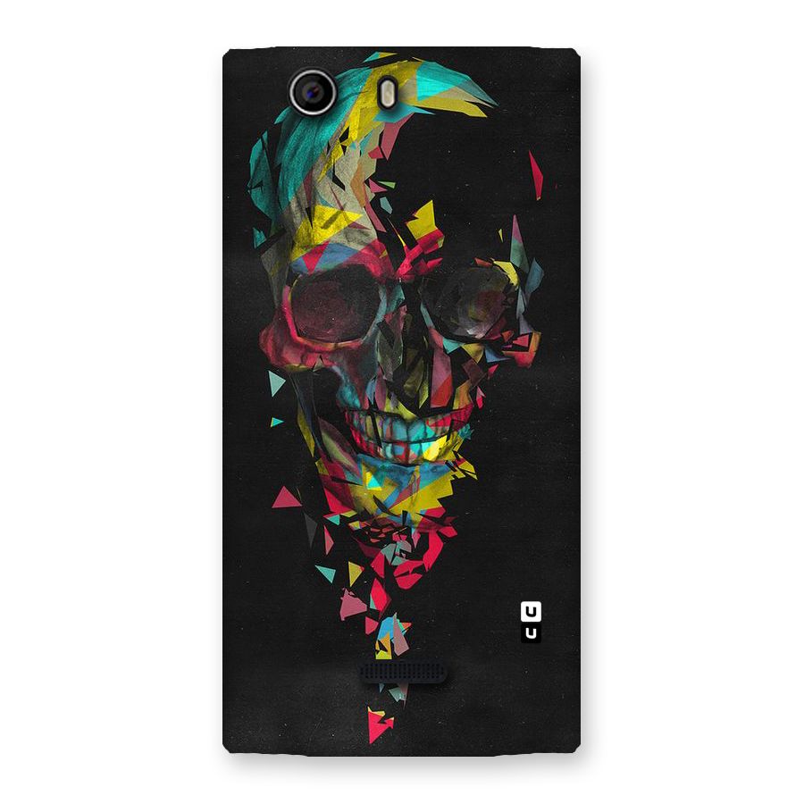 Colored Skull Shred Back Case for Canvas Nitro 2 E311