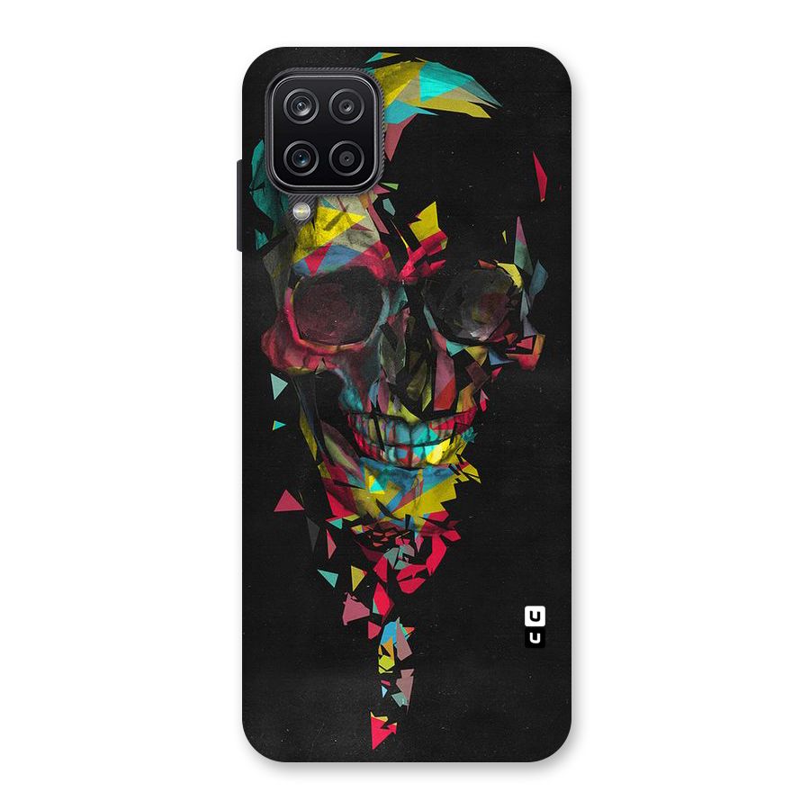 Colored Skull Shred Back Case for Galaxy A12