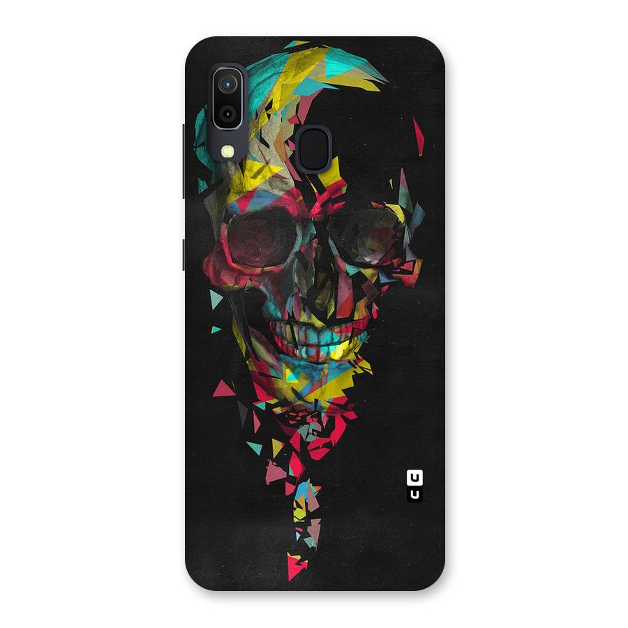 Colored Skull Shred Back Case for Galaxy A20