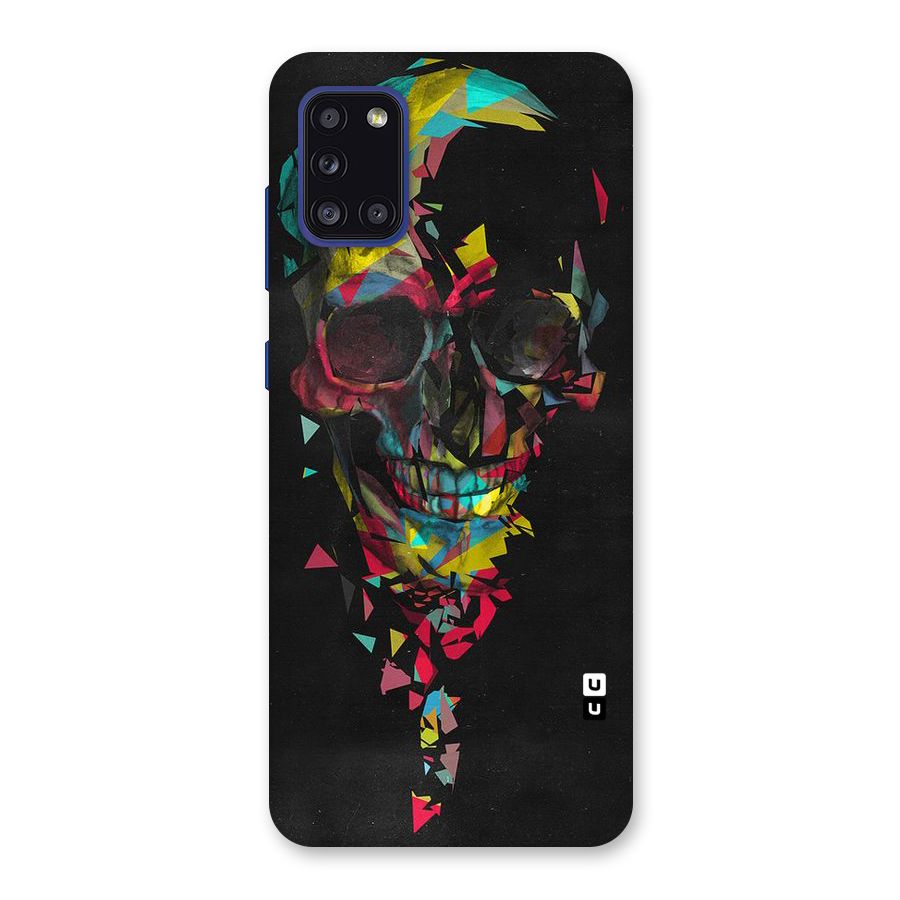 Colored Skull Shred Back Case for Galaxy A31