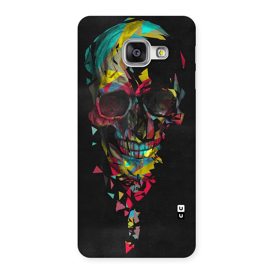Colored Skull Shred Back Case for Galaxy A3 2016