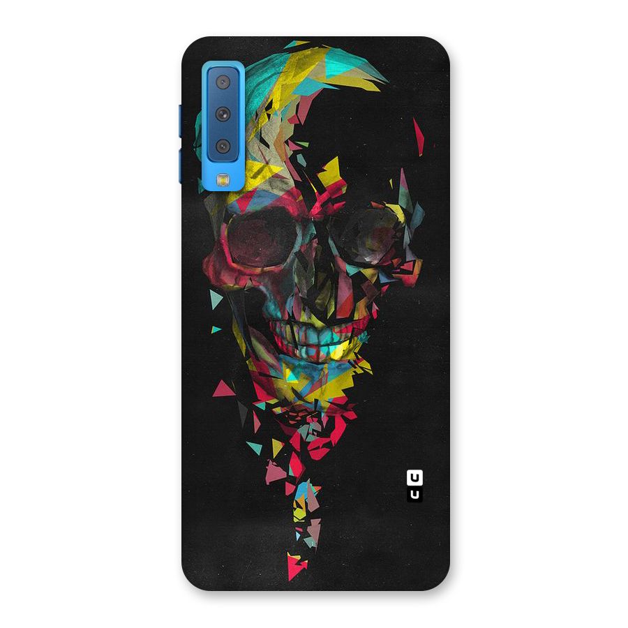 Colored Skull Shred Back Case for Galaxy A7 (2018)