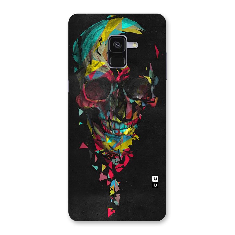 Colored Skull Shred Back Case for Galaxy A8 Plus