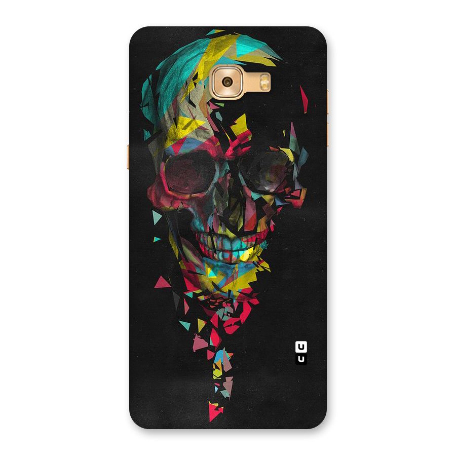 Colored Skull Shred Back Case for Galaxy C9 Pro