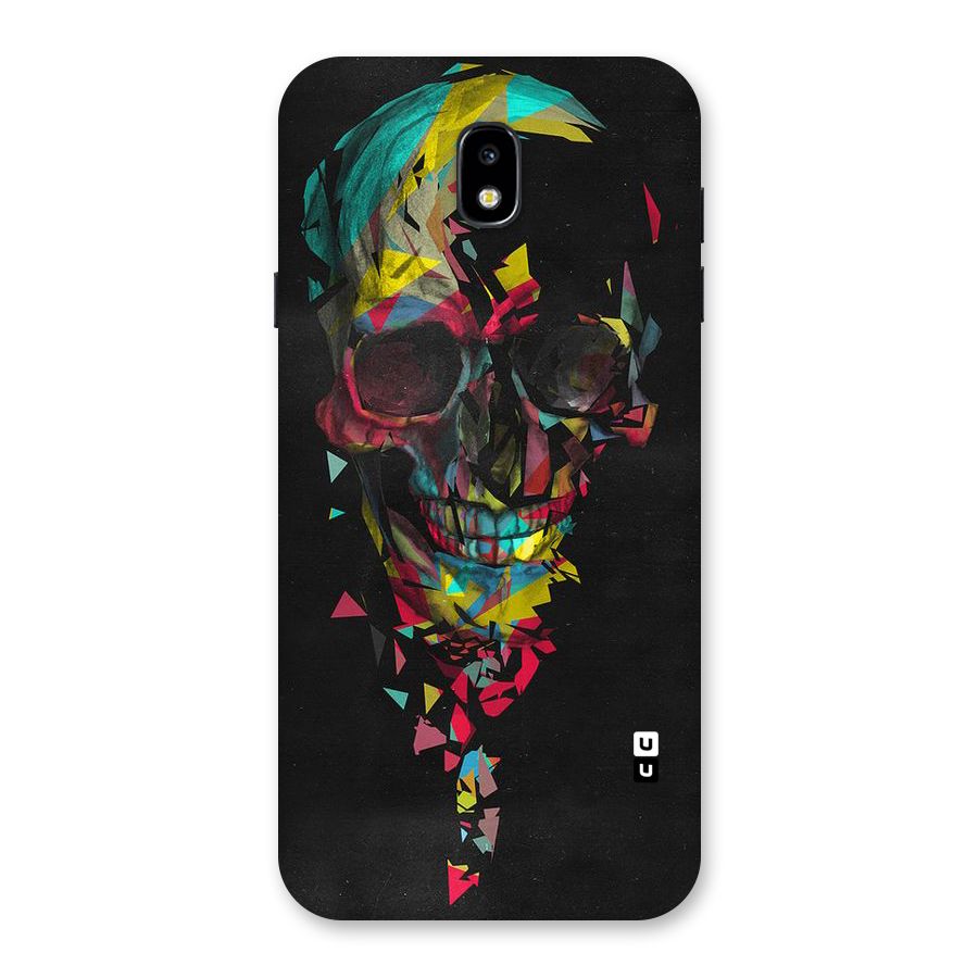 Colored Skull Shred Back Case for Galaxy J7 Pro