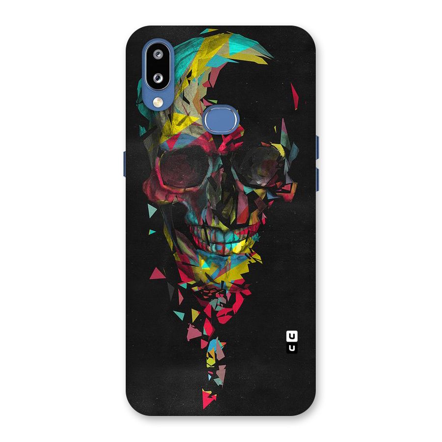 Colored Skull Shred Back Case for Galaxy M01s