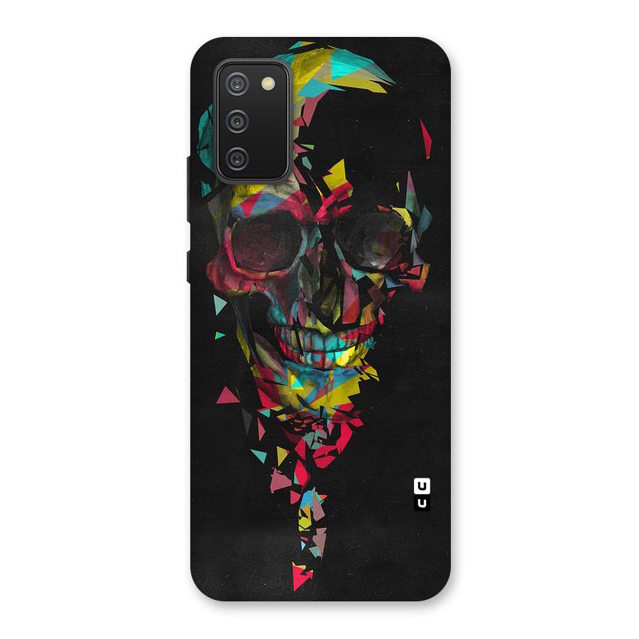 Colored Skull Shred Back Case for Galaxy M02s