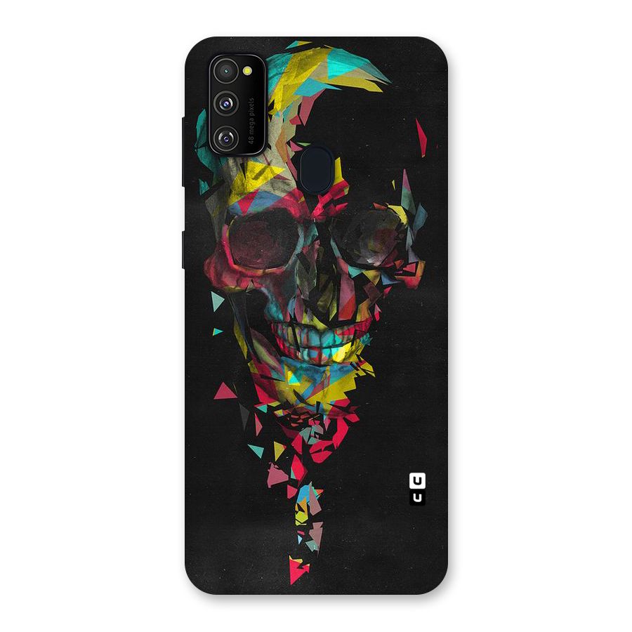 Colored Skull Shred Back Case for Galaxy M21