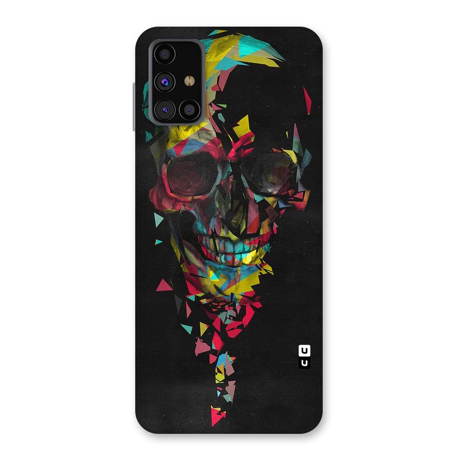 Colored Skull Shred Back Case for Galaxy M31s