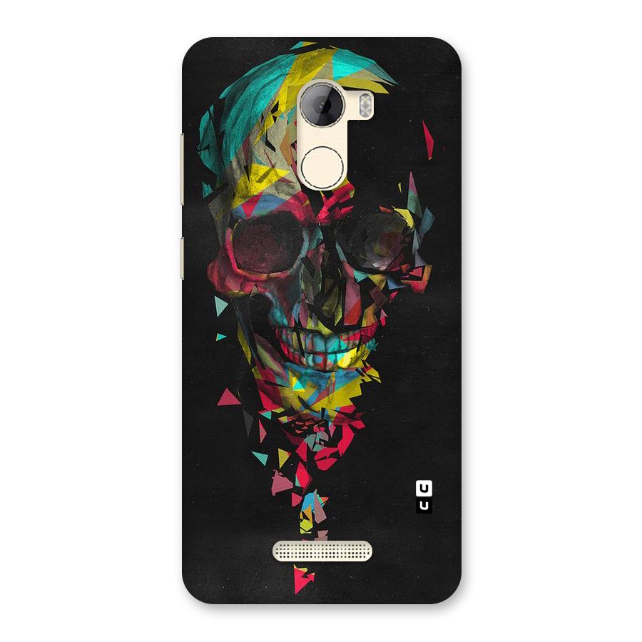 Colored Skull Shred Back Case for Gionee A1 LIte