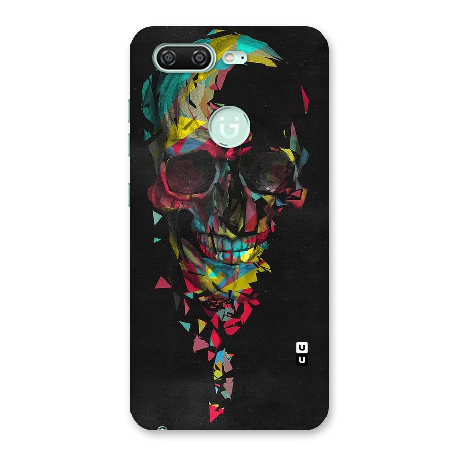 Colored Skull Shred Back Case for Gionee S10
