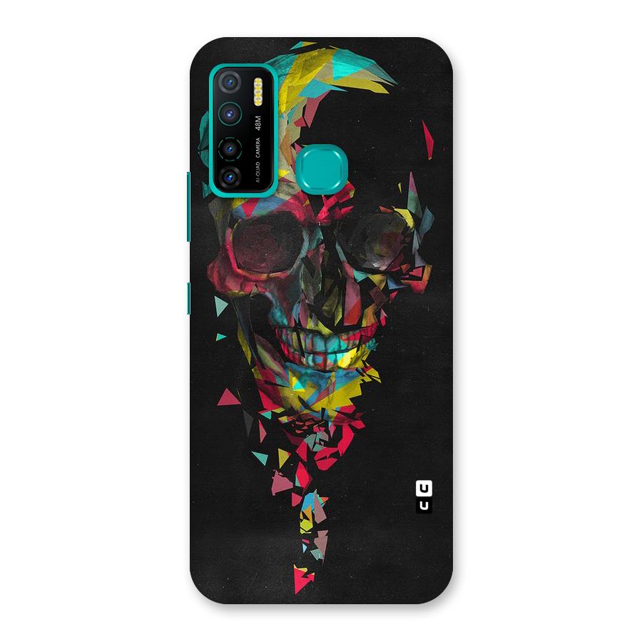 Colored Skull Shred Back Case for Infinix Hot 9 Pro
